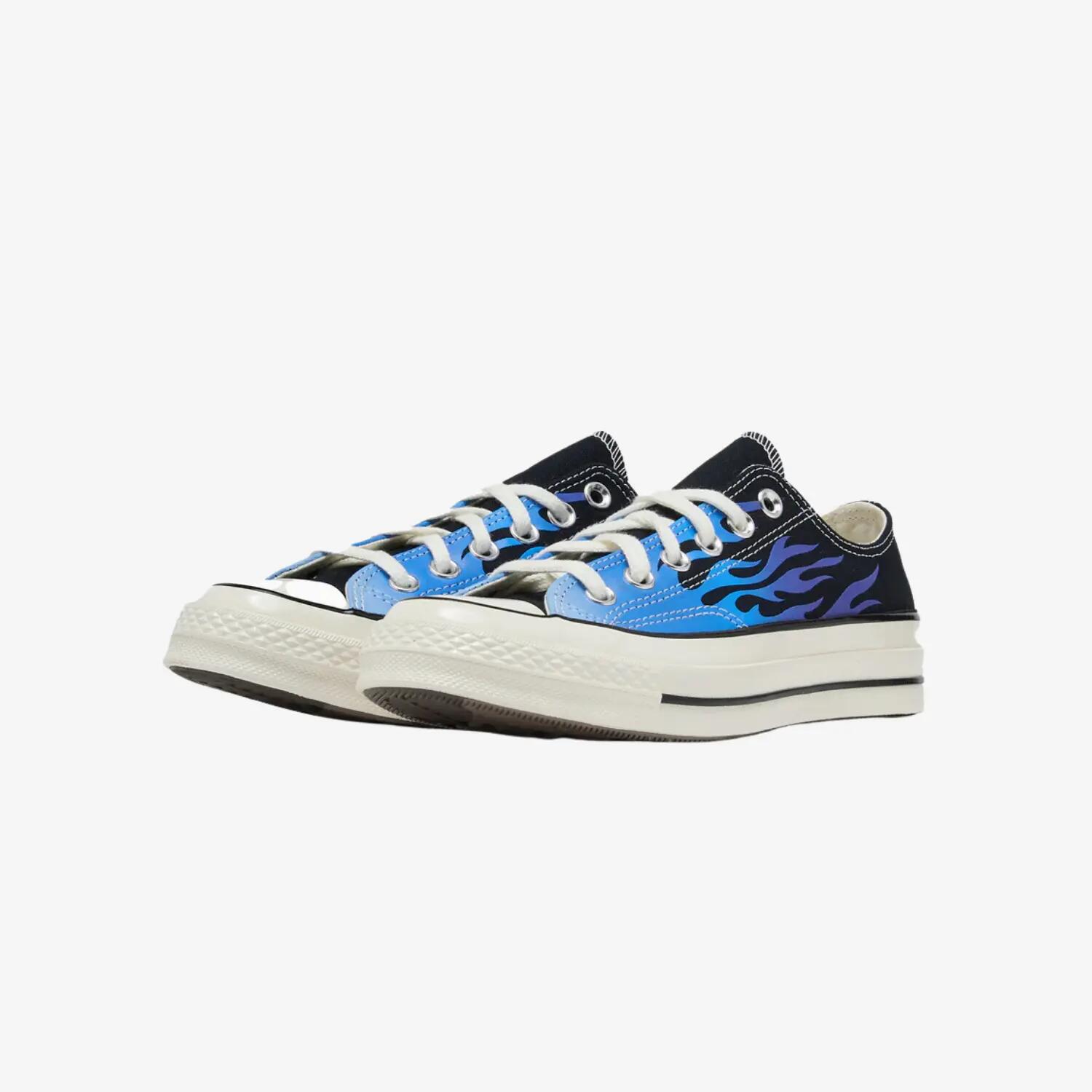 Converse Chuck 70 Low Fire Black Blue 2/7