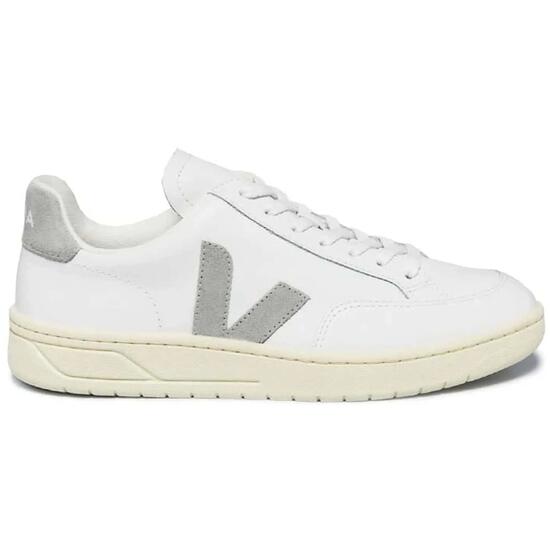 Zapatillas para mujer Veja V-12 leather en color blanco