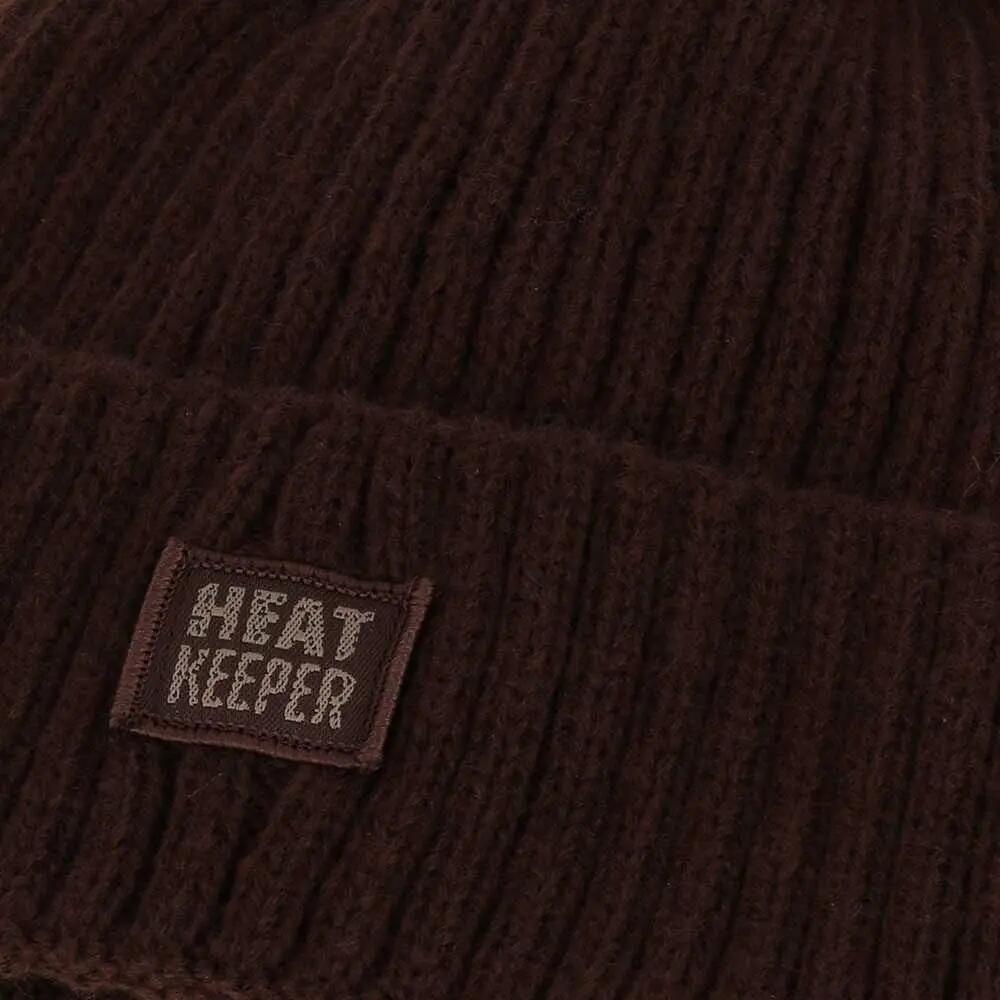 Gorro Térmico con Pompón Mujer - Marrón 2/4