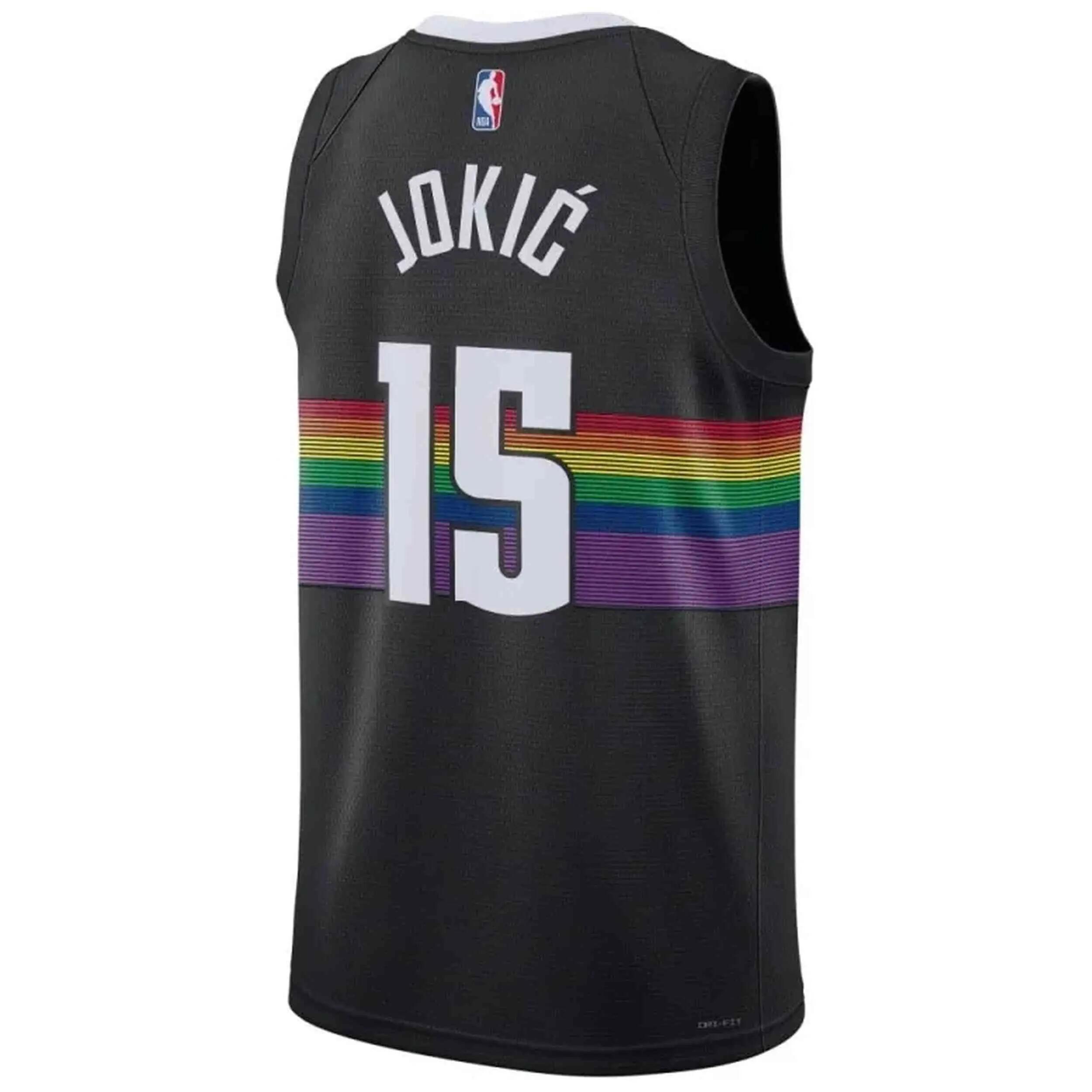 Maglia da basket Nike modello Swingman Nikola Jokic City Edition Jers per unisex 2/2