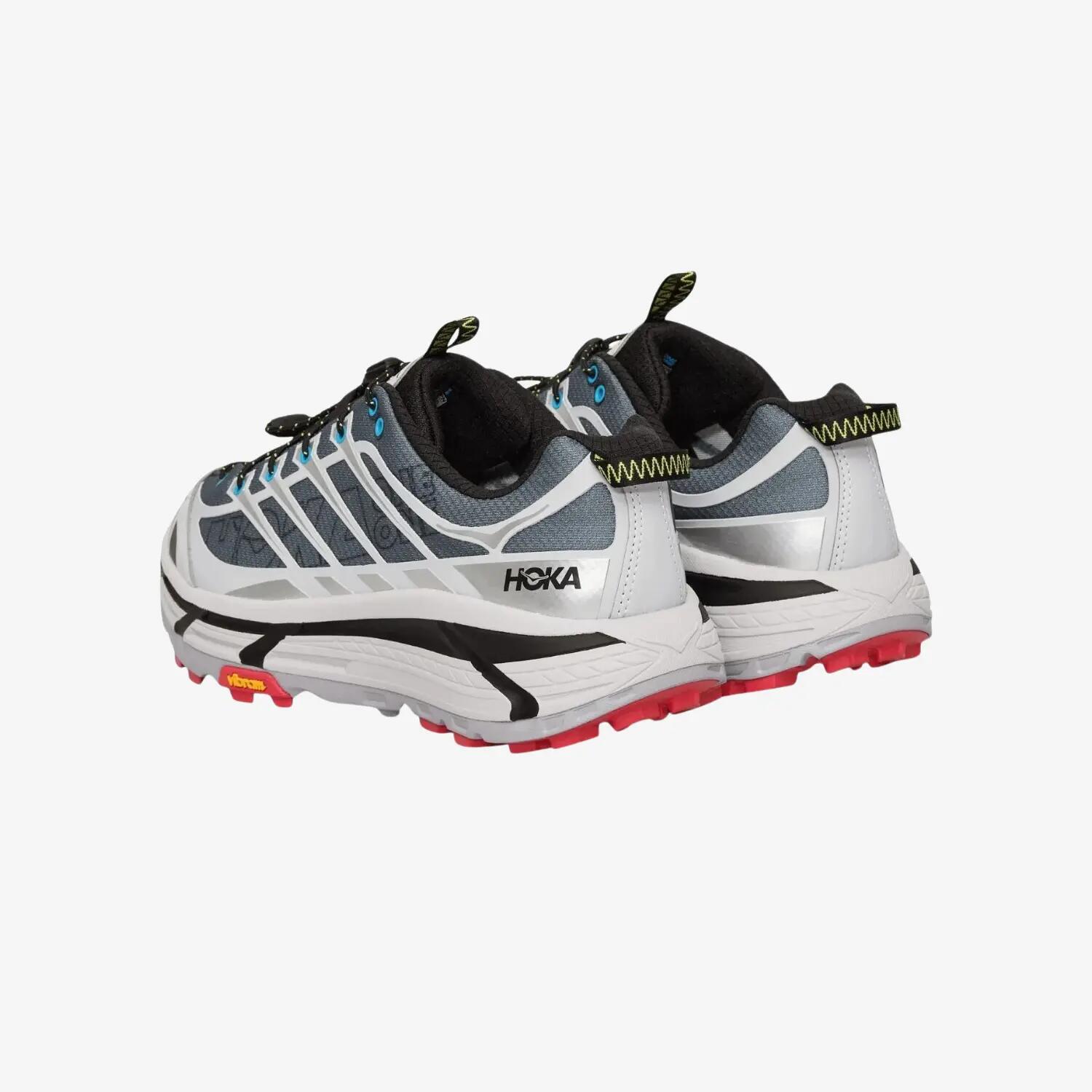 HOKA Mafate Three2 Wordmark Ash Grey încălțăminte de alergare pe poteci 2/4