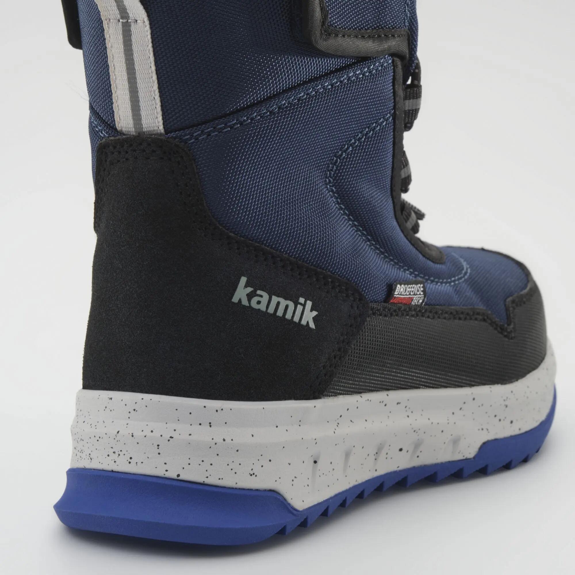 Enfants STORMEXEZ Bottes d'hiver Gris Bleu marine 8/9