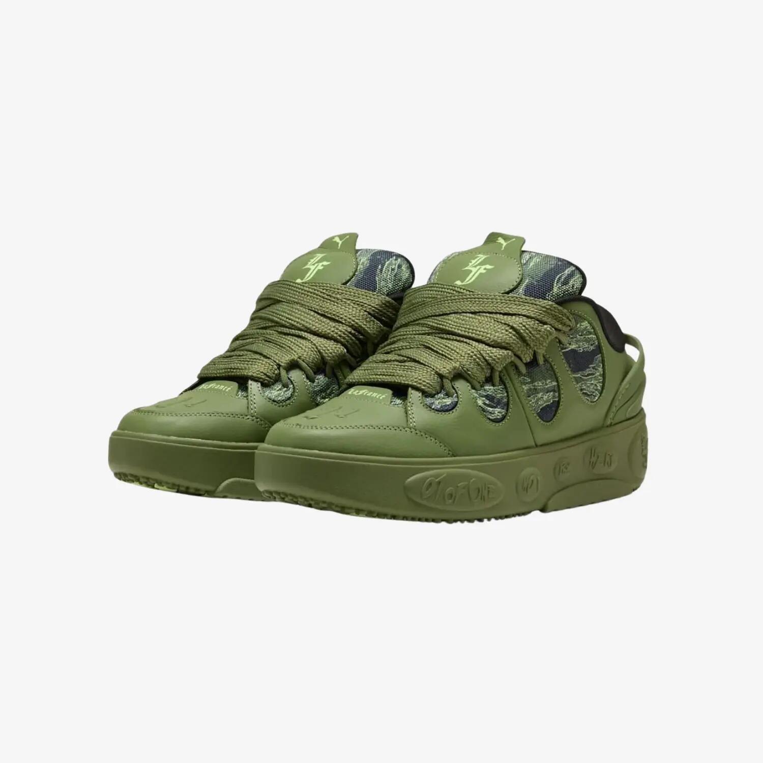 Adidașe Puma LaMelo Ball LaFrancé Camo Green 2/5