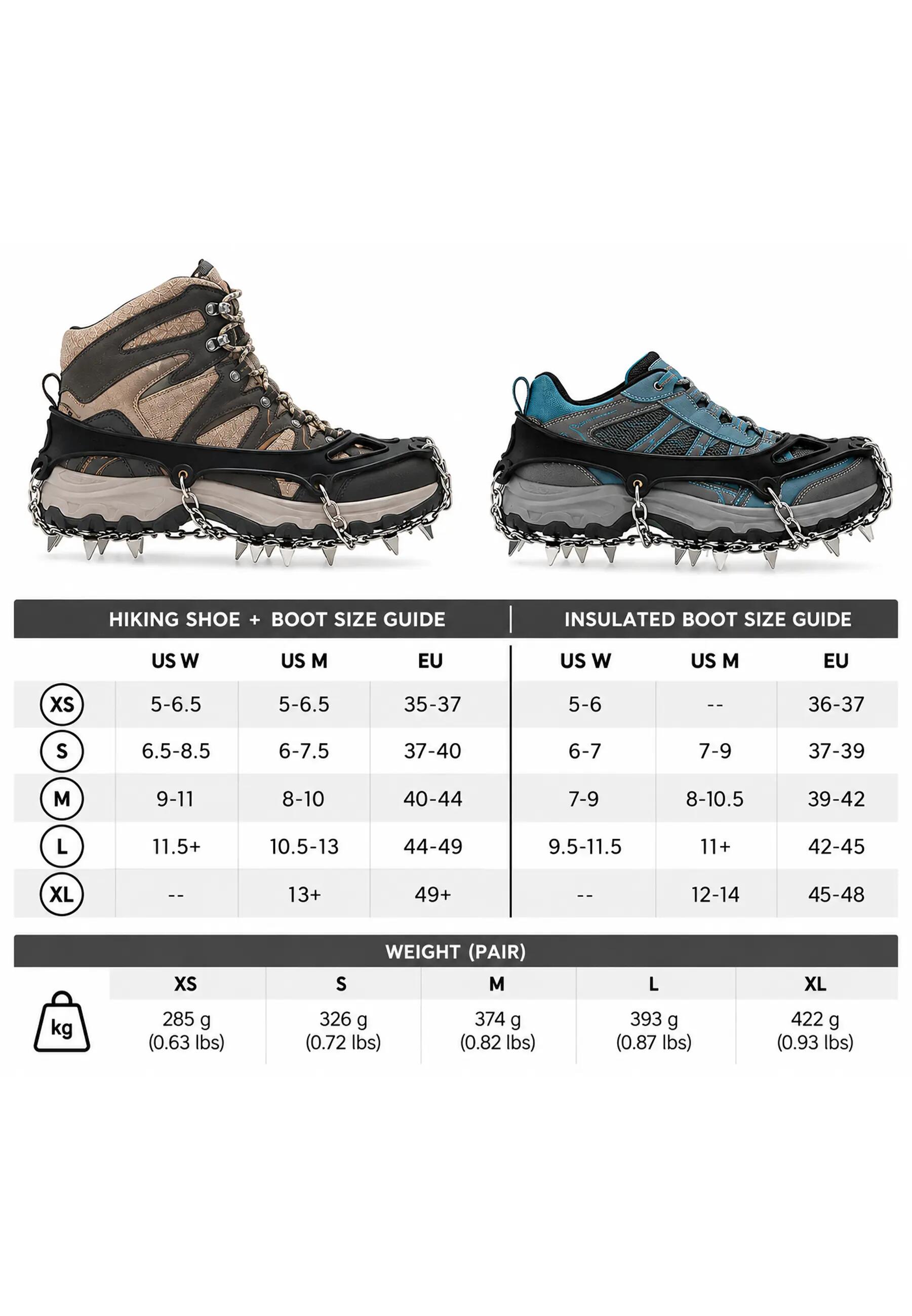 Kahtoola Ramponcini MICROspikes Black 8/8