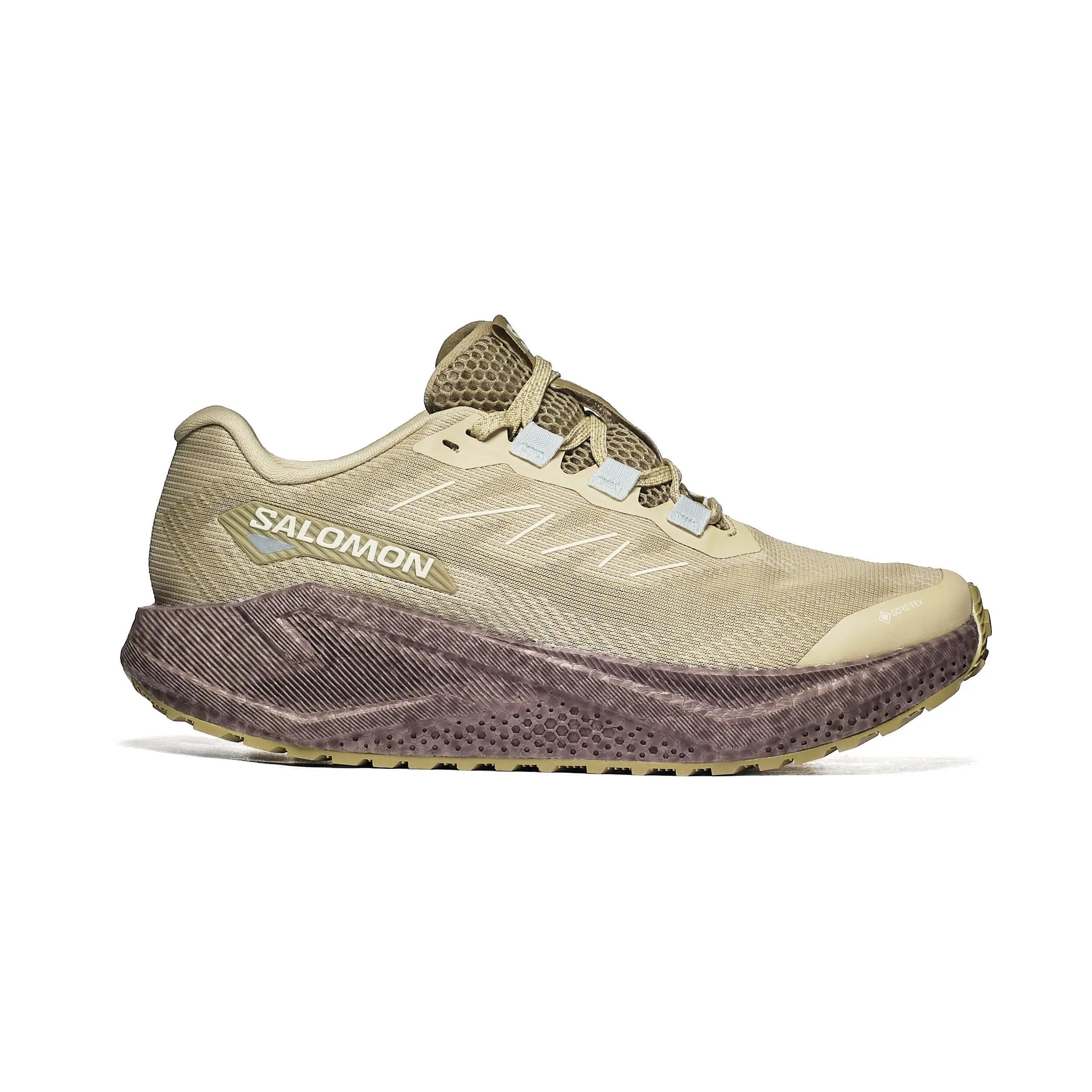 Trailschuhe Salomon Aero Blaze 3 GRVL GTX Frauen Grün/Braun 2/7