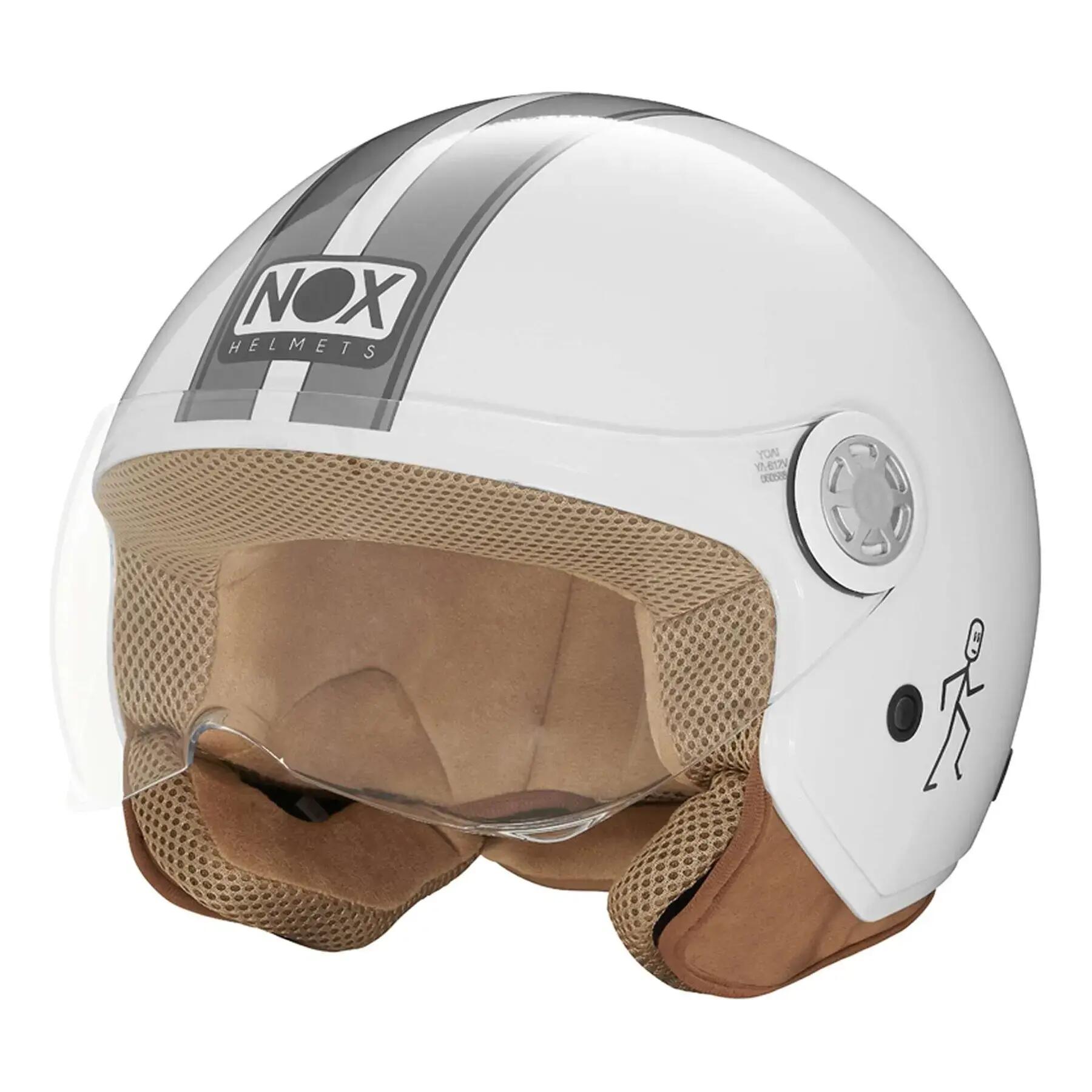 Jet motorcycle helmet Nox N210 Evo 2/3
