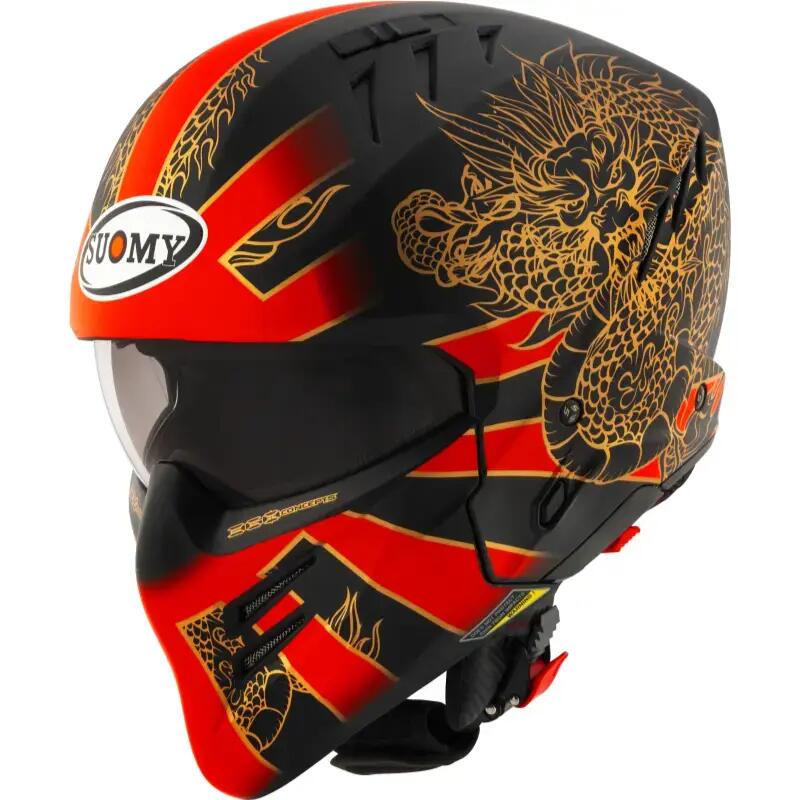 Kask motocyklowy z pełną twarzą Suomy Armor 2/3