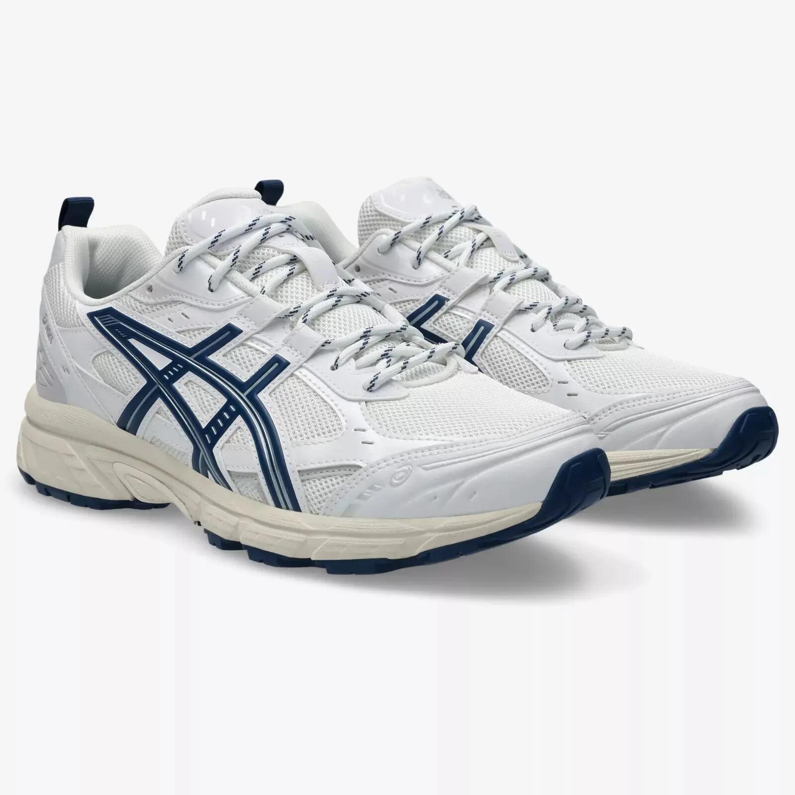 Adidașe ASICS Gel-Nunobiki pentru bărbați, culoare albă cu albastru Independență 2/5