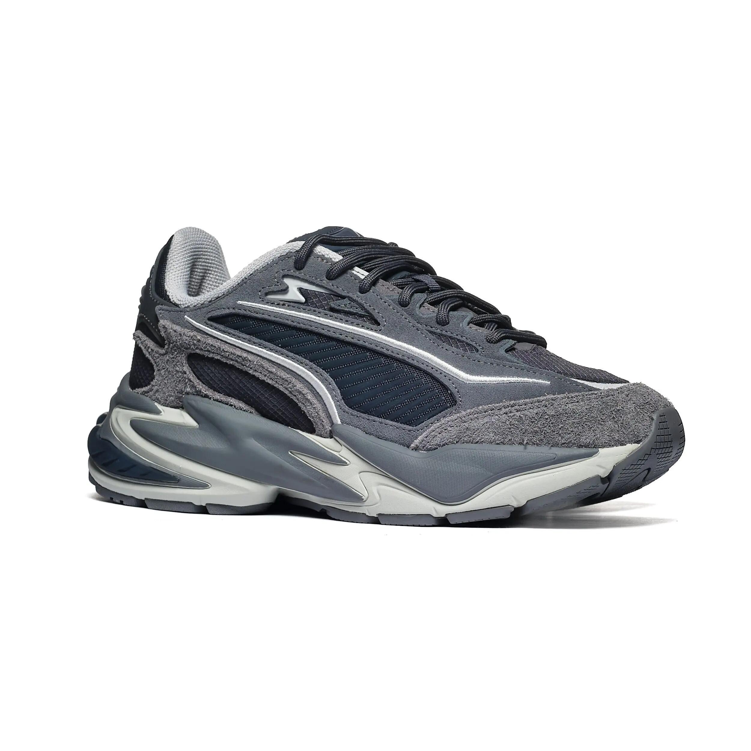 Zapatos PUMA RS Surge Hairy Suede Grises 1/6