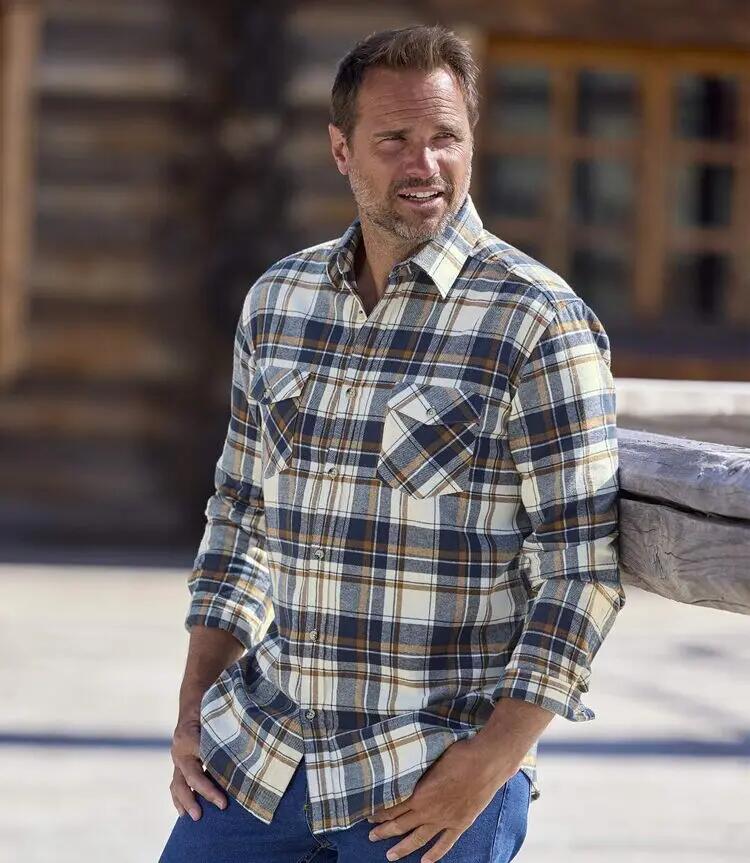 La Chemise Coton Flanelle à Carreaux 2/5
