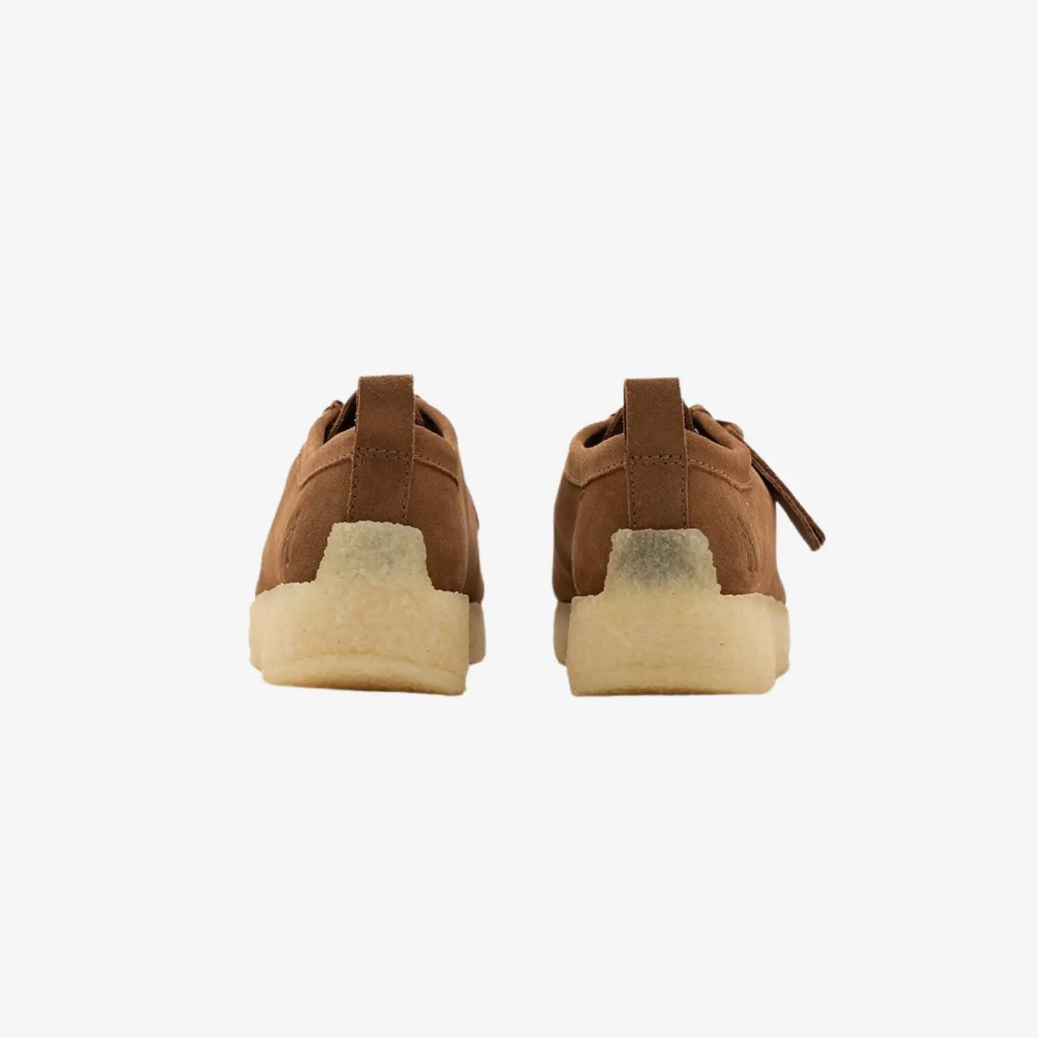 Pantofi casual bărbați Clarks Originals Rossendale din piele light brown 3/4