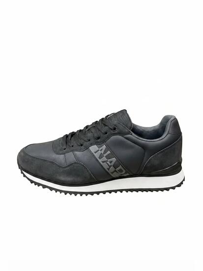 Napapijri Herren-Sneaker Schwarz mit Schnürsenkeln - Casual Platform