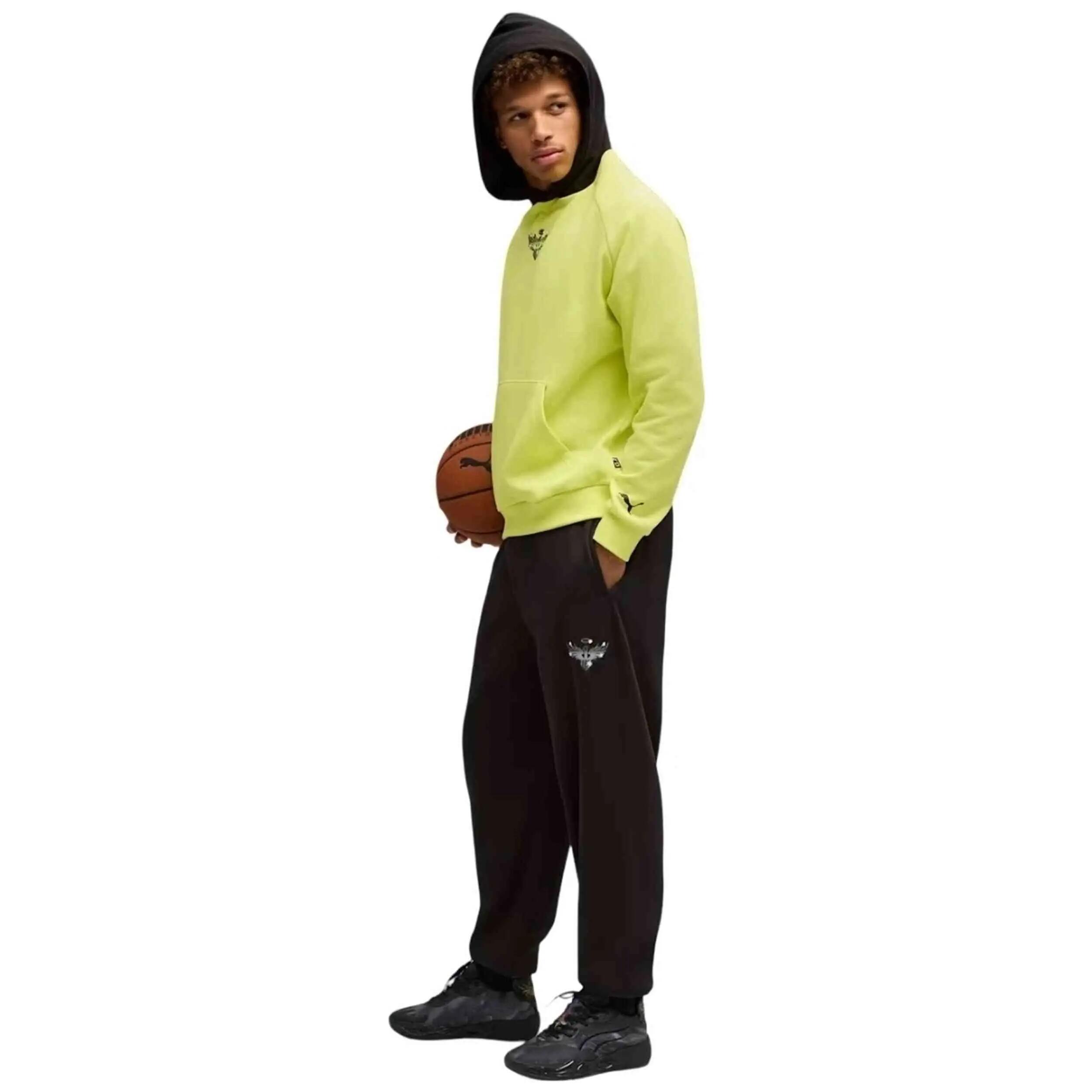 Felpa con cappuccio Puma modello Sudadera Puma x Melo Alwayz On 1 Hoo per uomini 3/5