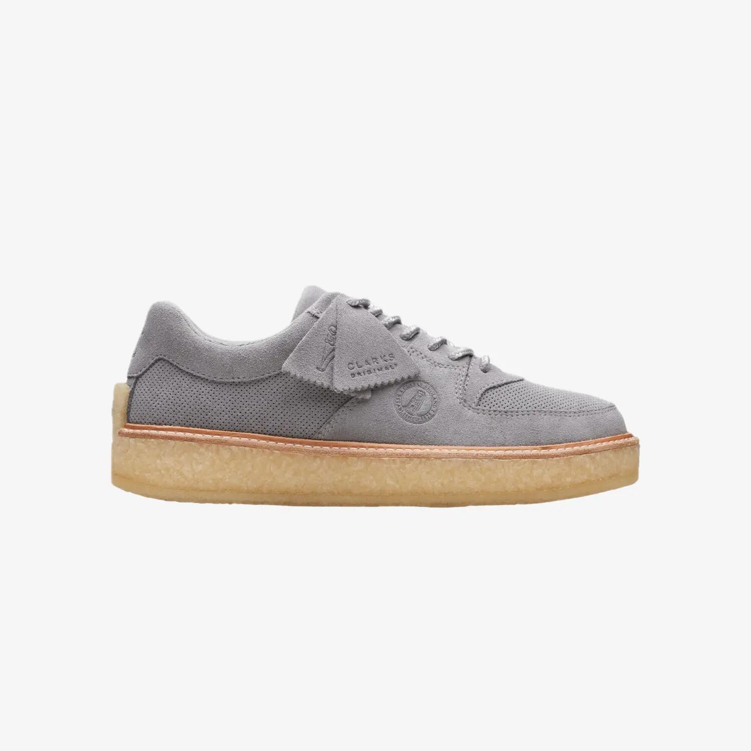Clarks Sandford Derby din piele întoarsă gri - 8th Street 3/4