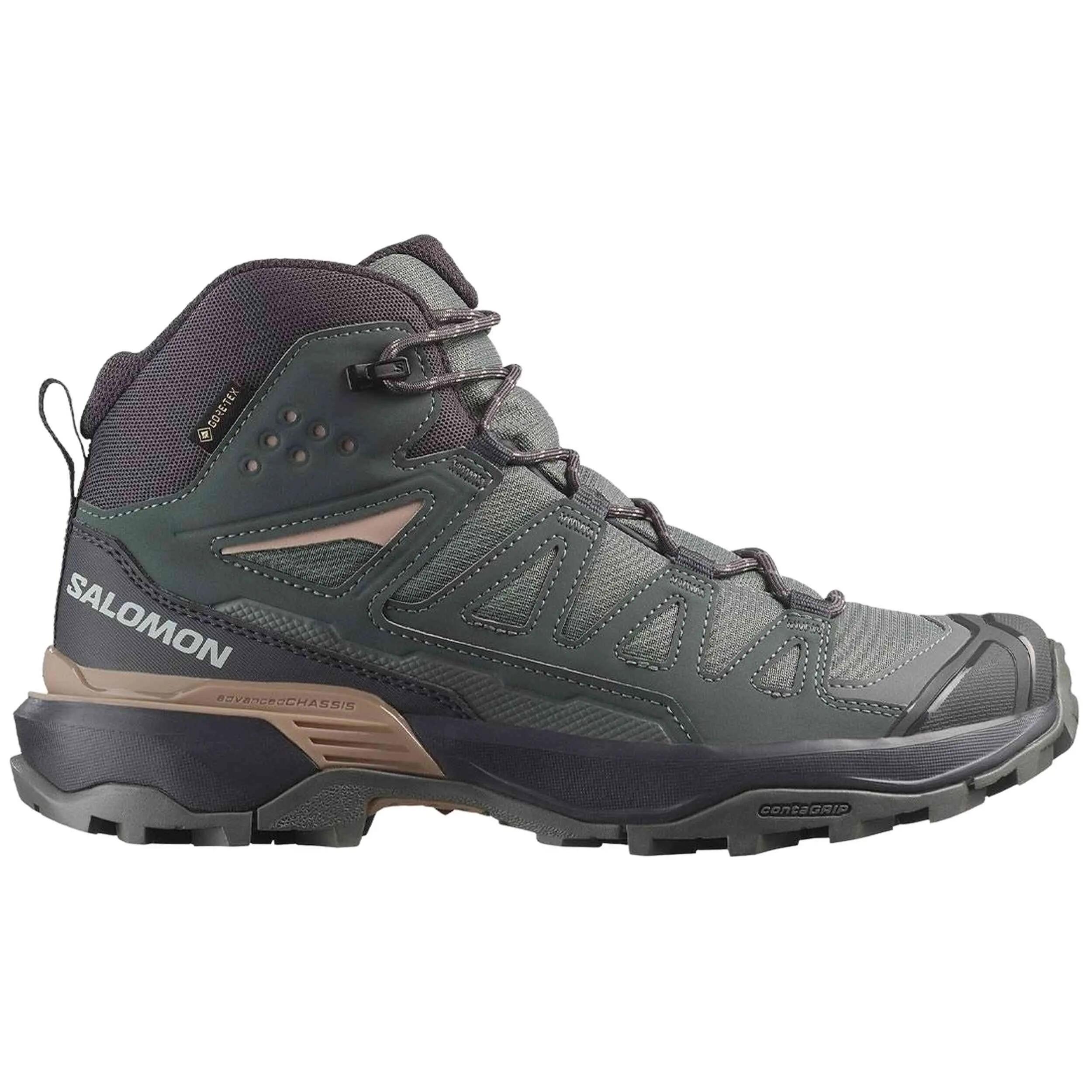 Laarzen Salomon model Botas Salomon X Ultra 360 Mid GORE-TEX gris o voor vrouwen 1/5