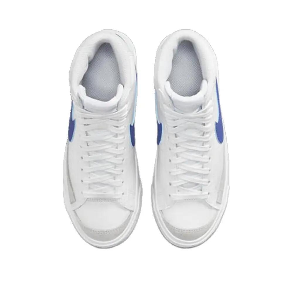 Chaussures Nike Blazer Mid ''77 Blanc/Bleu 2/3