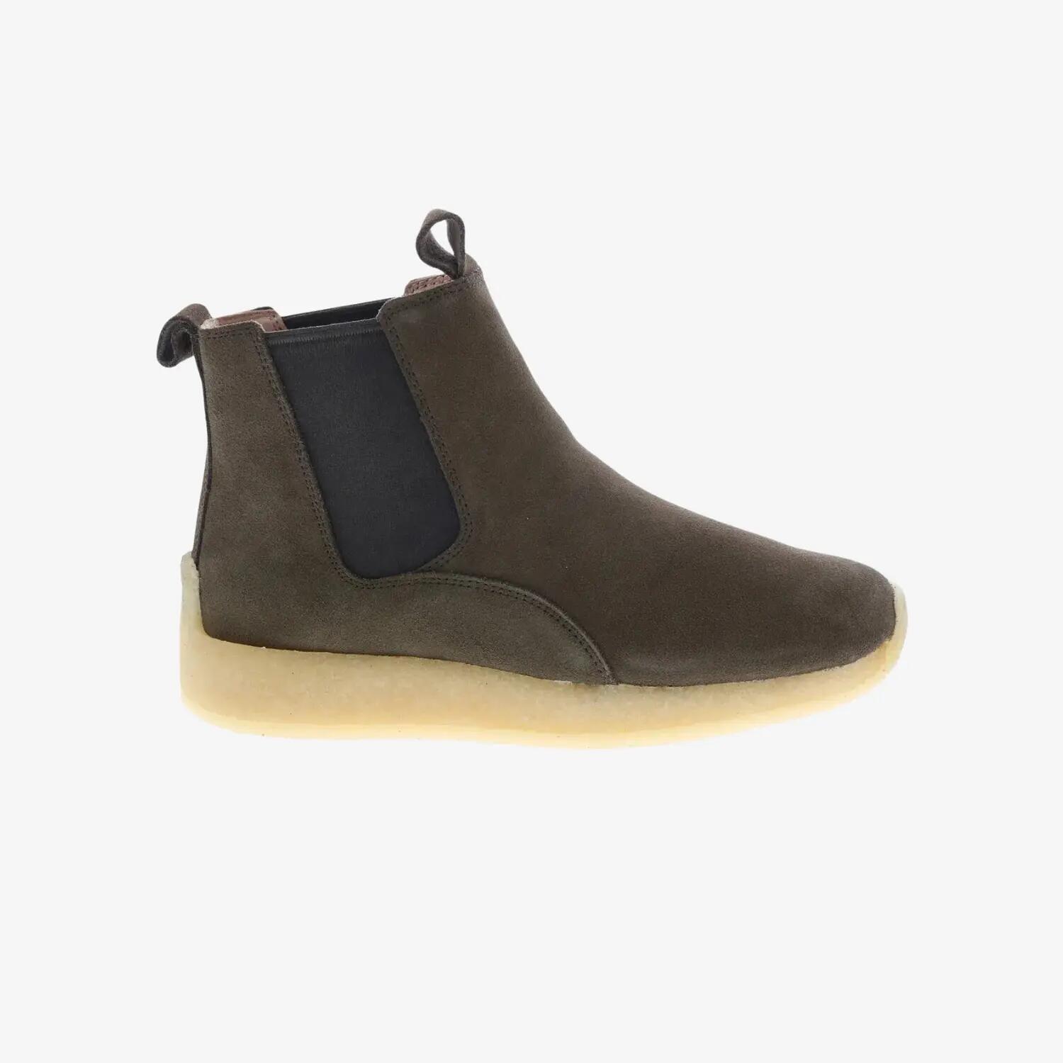 Pantofi casual bărbați Clarks Originals 8th Street Radlett - Green Suede 3/3