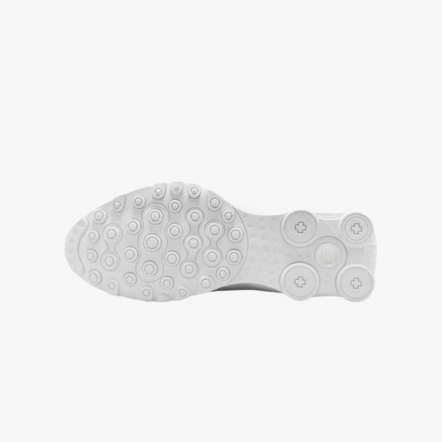 Nike Shox NZ Triple White adidași sport pentru bărbați, culoare albă 5/5