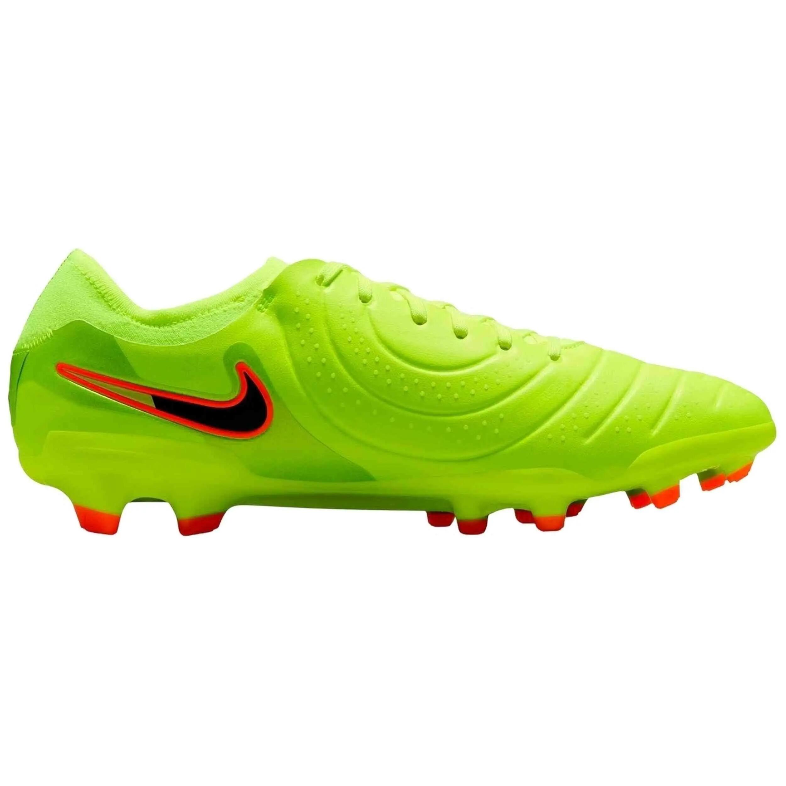 Botas de futbol Nike modelo Phantom GT2 Elite FG "Volt/Black/Total O para hombre 3/5