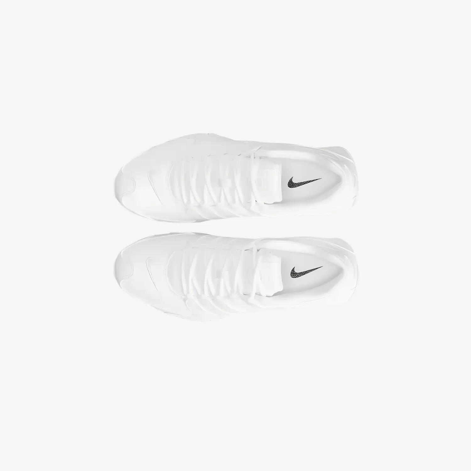 Nike Shox NZ Triple White adidași sport pentru bărbați, culoare albă 3/5