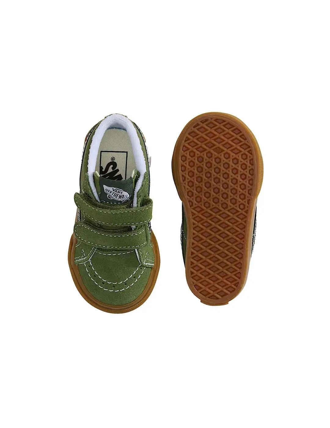 Sneakers for Vans Sk8-mid Green. 4/4