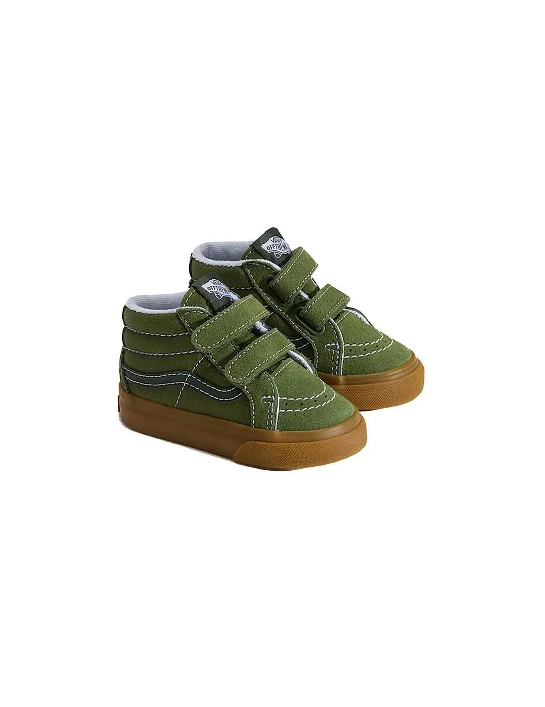 Sneakers for Vans Sk8-mid Green. 3/4