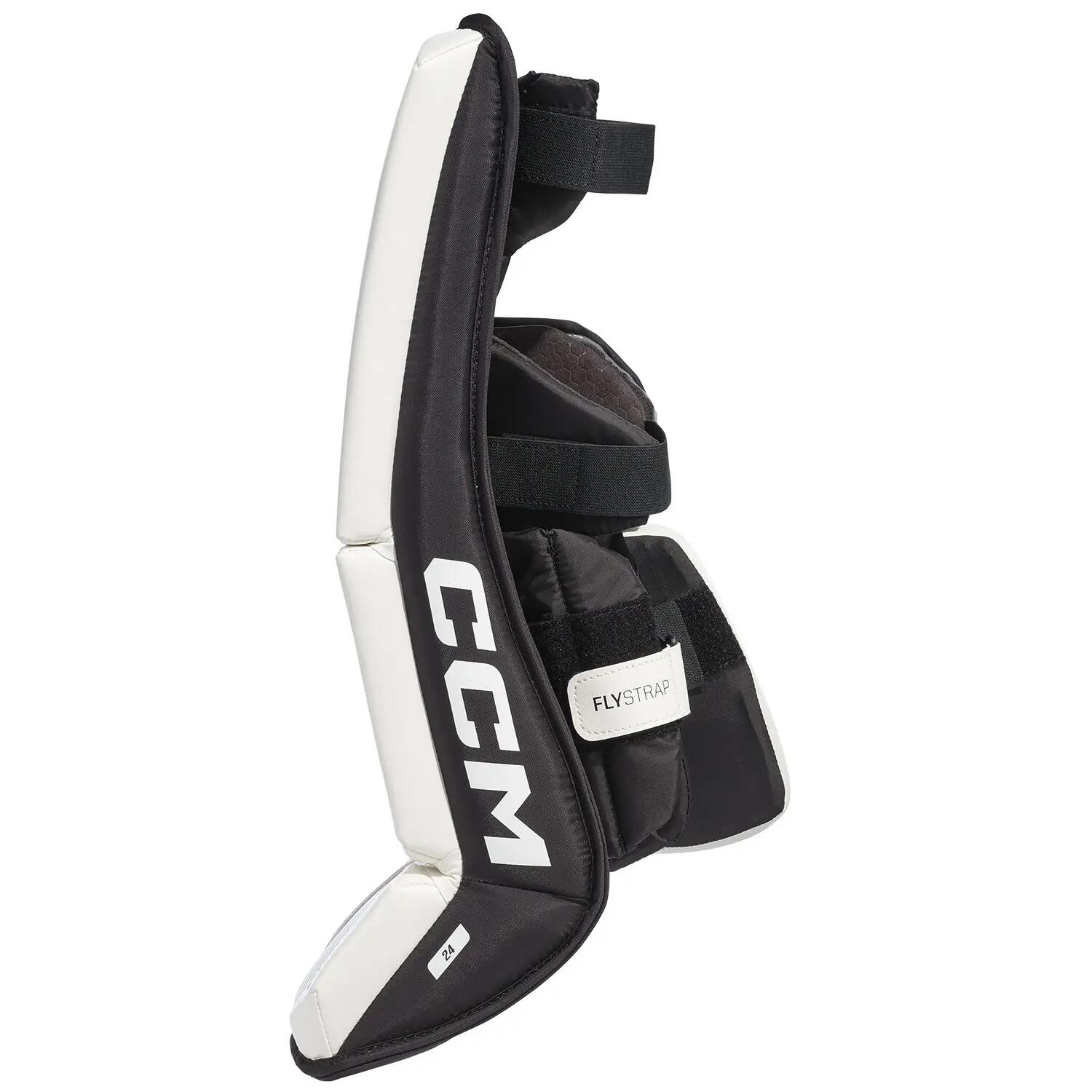Phenom - Goalie Leg Pads -Youth - White/Black 2/7