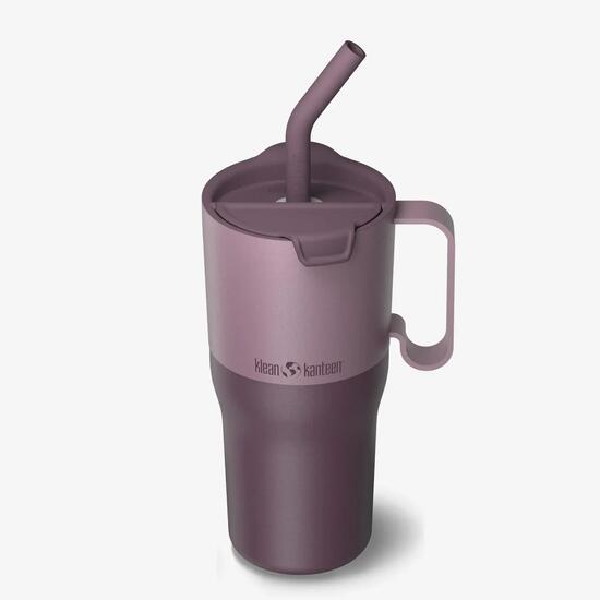 Isolierbecher mit Deckel und Strohhalm Klean Kanteen Flip
