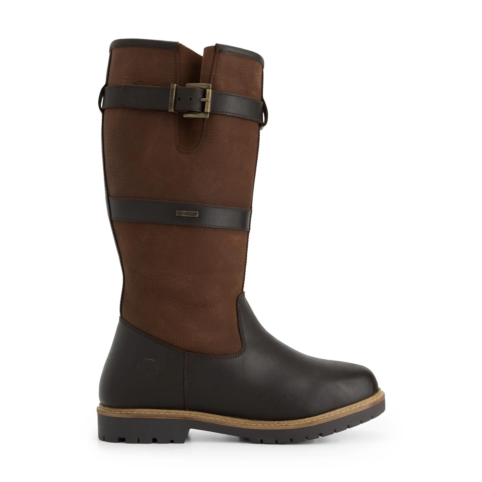 Gronvik Homme - Bottes de plein air - Doublées de laine - Marron foncé 3/6