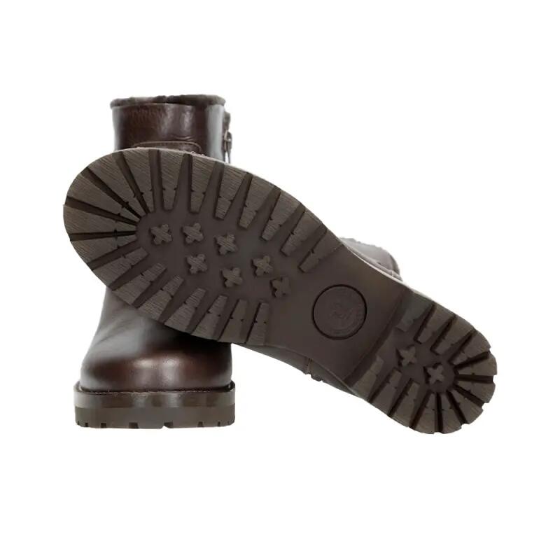 Botines Planos Mujer Panama Jack Javea Marrón 3/4