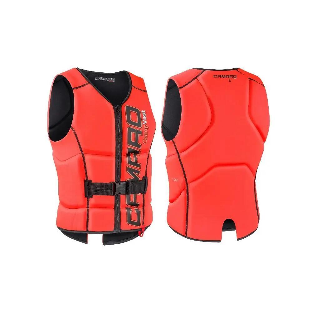 Chaleco neopreno Comp protección impactos wakeboard kite deportes acuáticos 2/4
