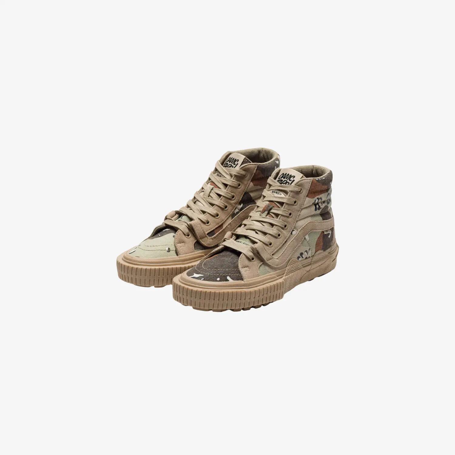 Vans OTW Sk8-Hi Lug WTAPS Desert Camo - Adidași de skate pentru bărbați 4/5