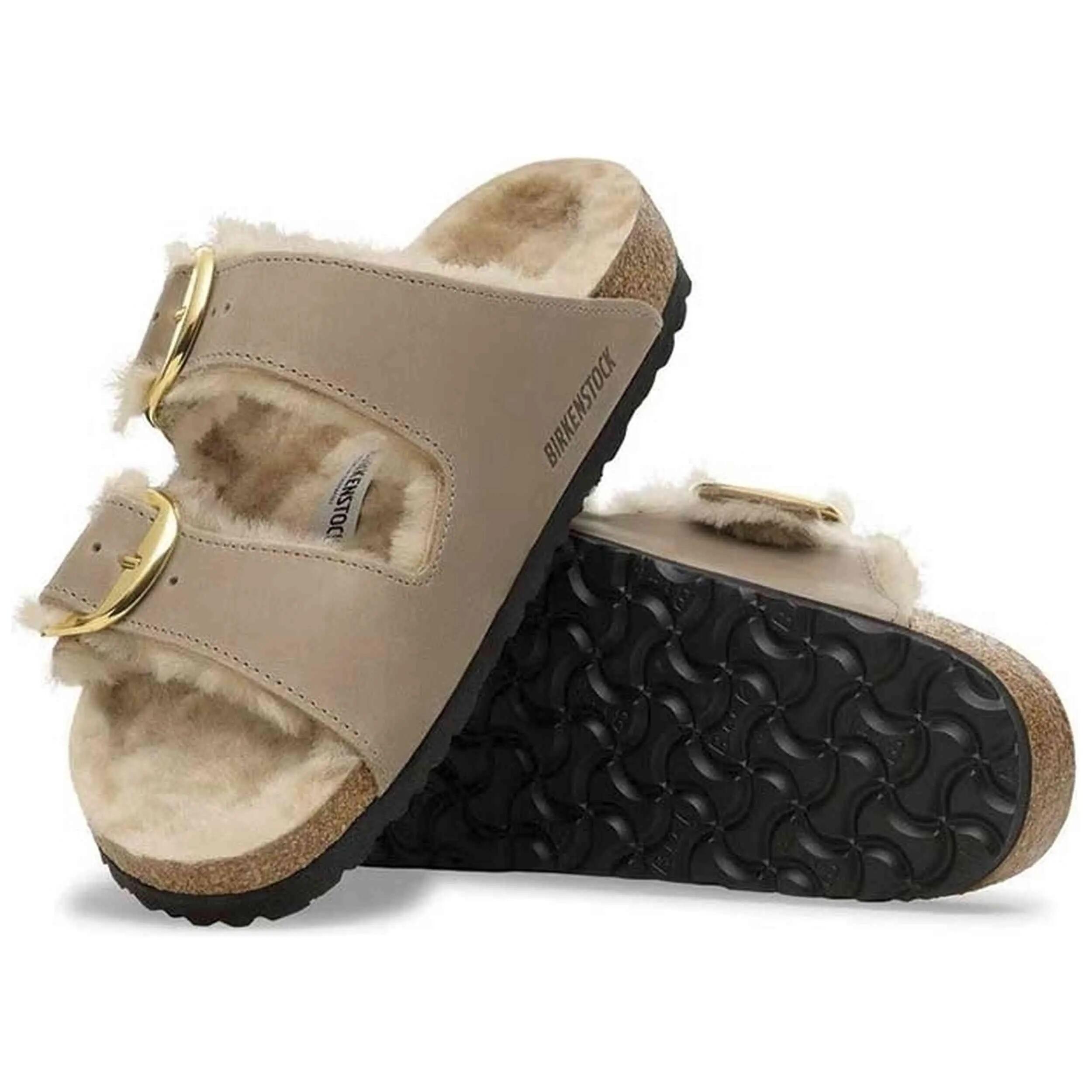 Sandalen Birkenstock model Arizona Big Buckle "Taupe" voor vrouwen 4/4