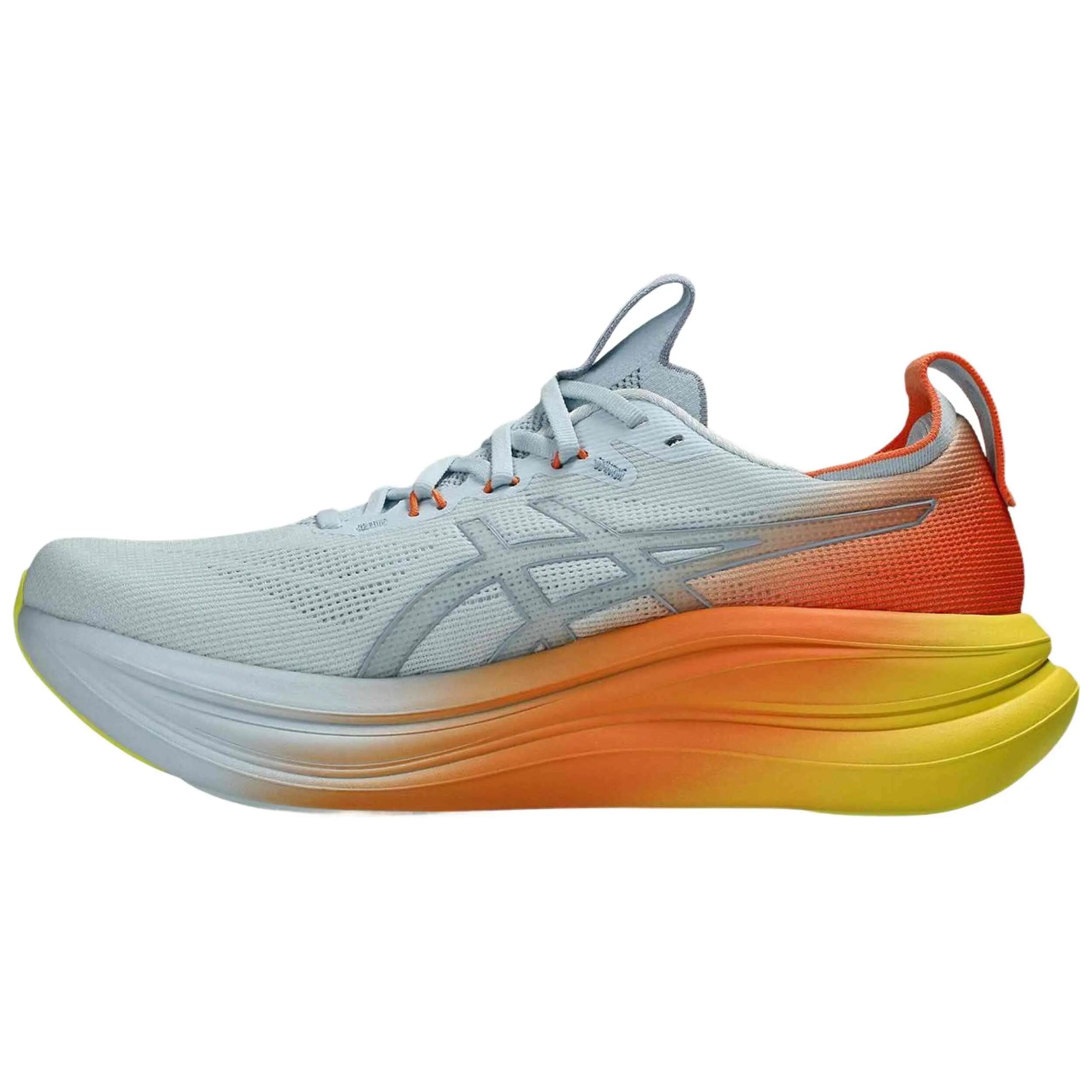 Hardloopschoenen Asics model Gel-Nimbus 28 Sunny Sizzle voor unisex 3/5