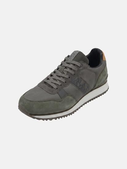 Napapijri Herren-Sneaker grau mit Schnürsenkeln - Casual Platform