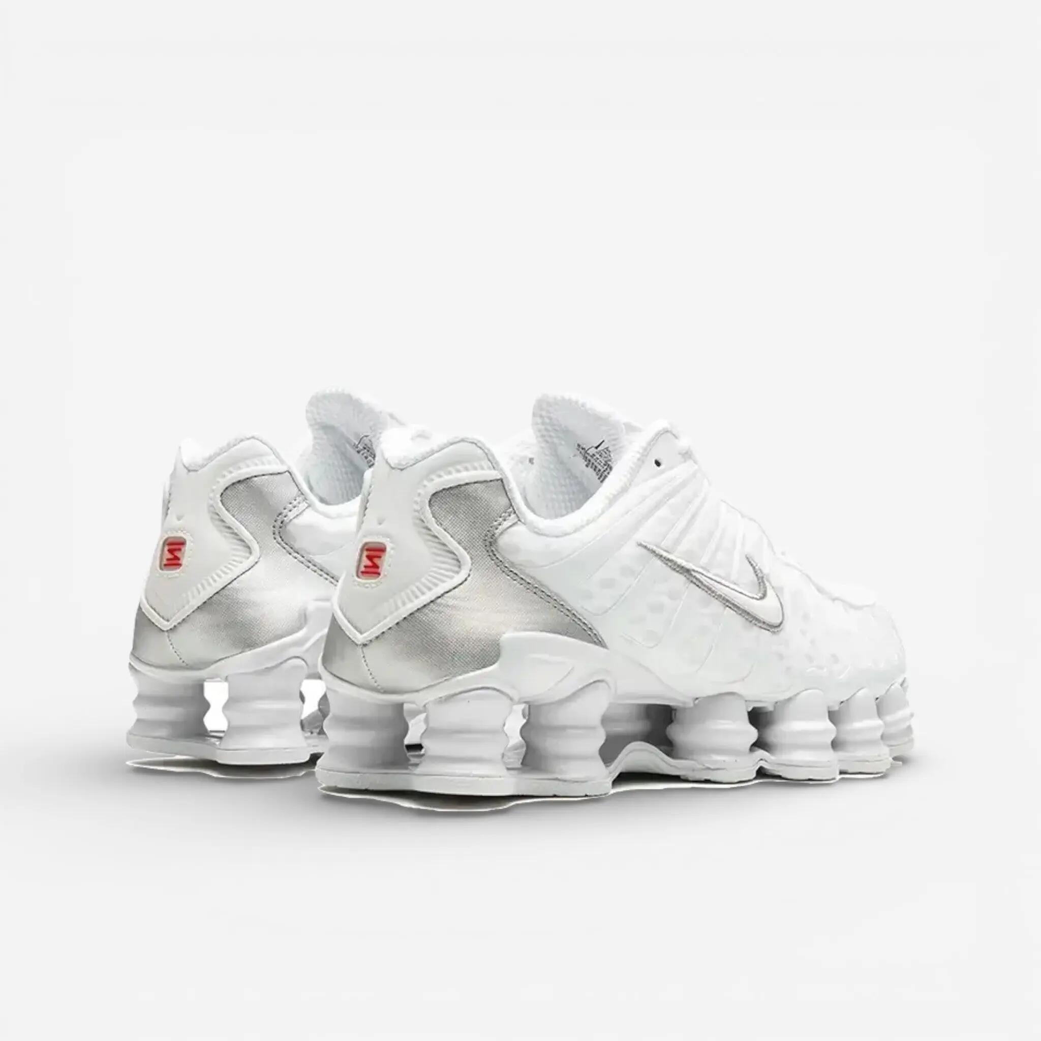 Nike Shox TL White/White/Metallic Silver 3/3