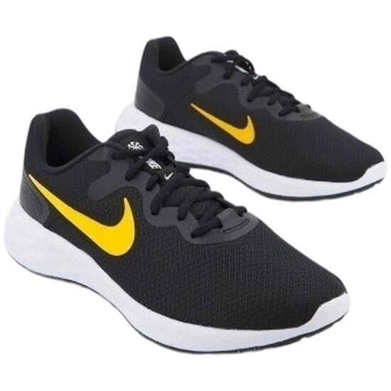 Zapatillas Nike modelo Revolution 6 Next Nature "Negro/Amarillo" para hombre
