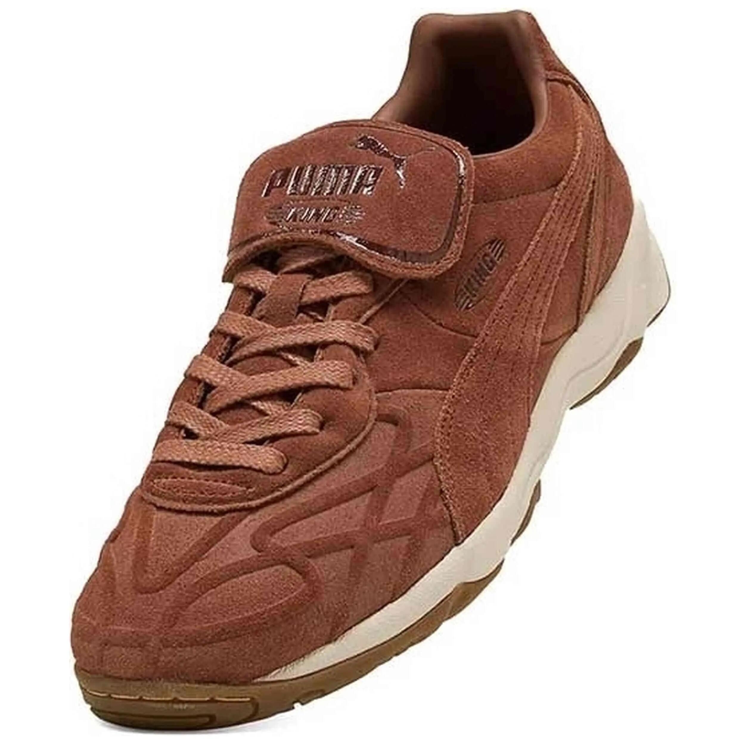 Zapatillas Puma modelo King Indoor "Brown Mushroom" para hombre 5/5
