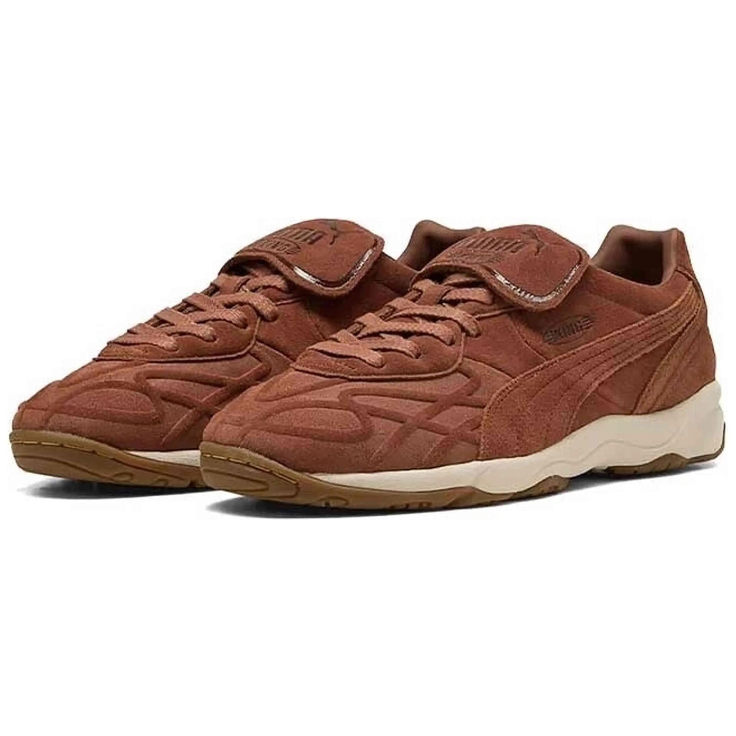 Zapatillas Puma modelo King Indoor "Brown Mushroom" para hombre 3/5