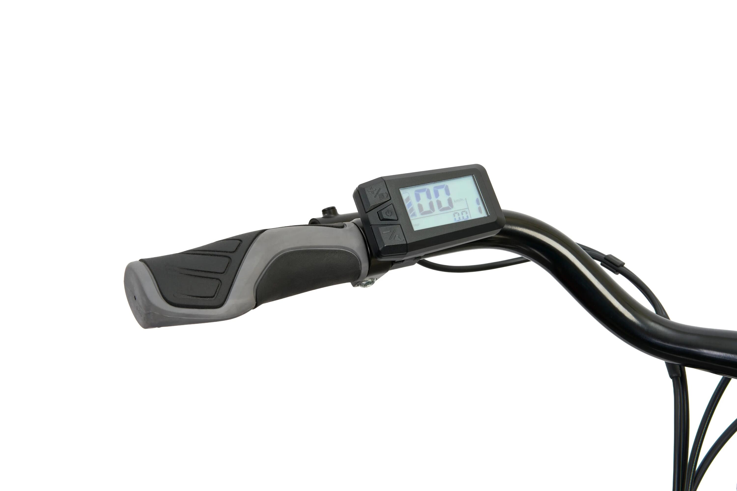 Rower Elektryczny Miejski THEMIS 28" LCD Silnik 250W 45Nm Bateria 36V 14Ah Grey 6/7