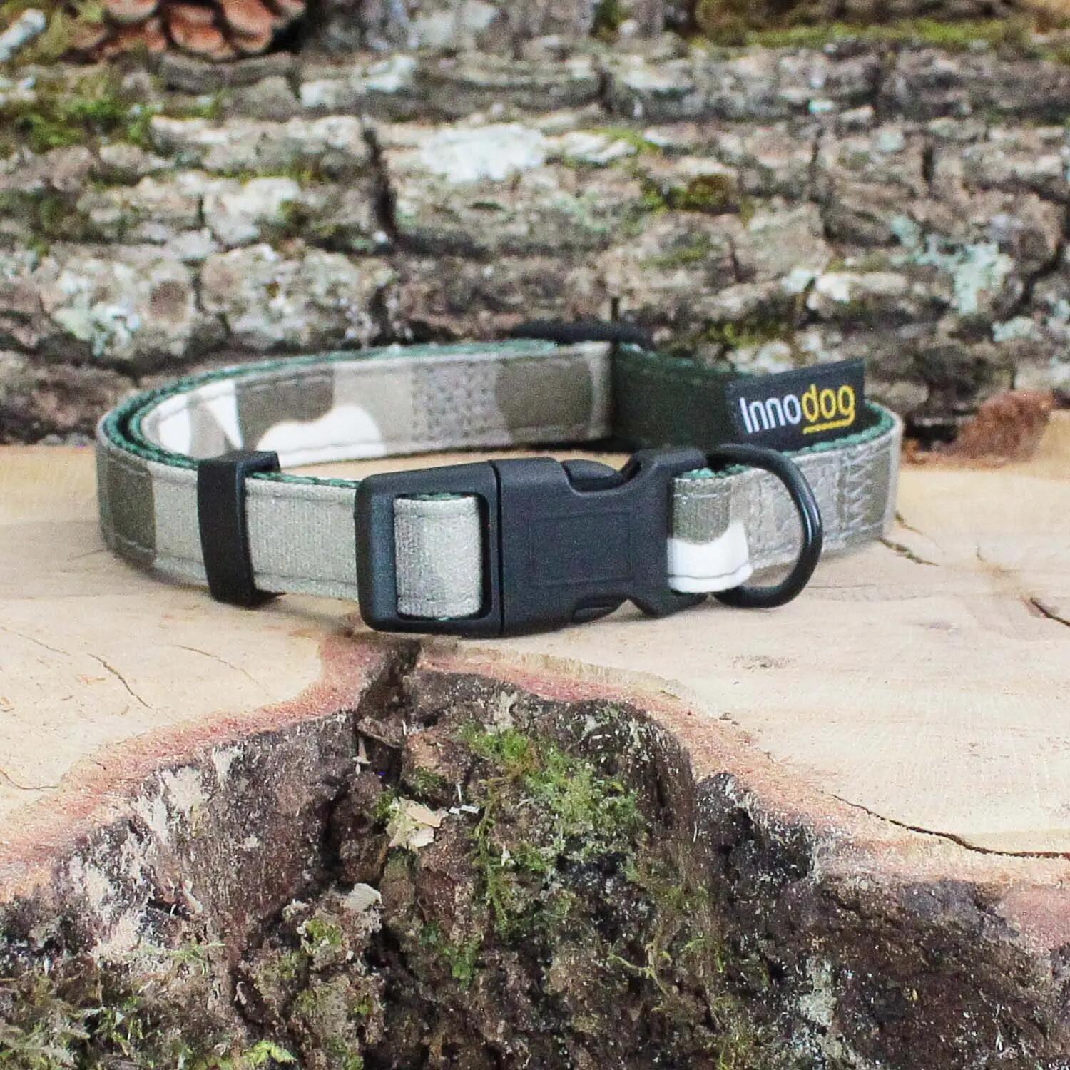 COLLIER INNODOG 10mm vert camouflage réglage 20-35cm 2/2