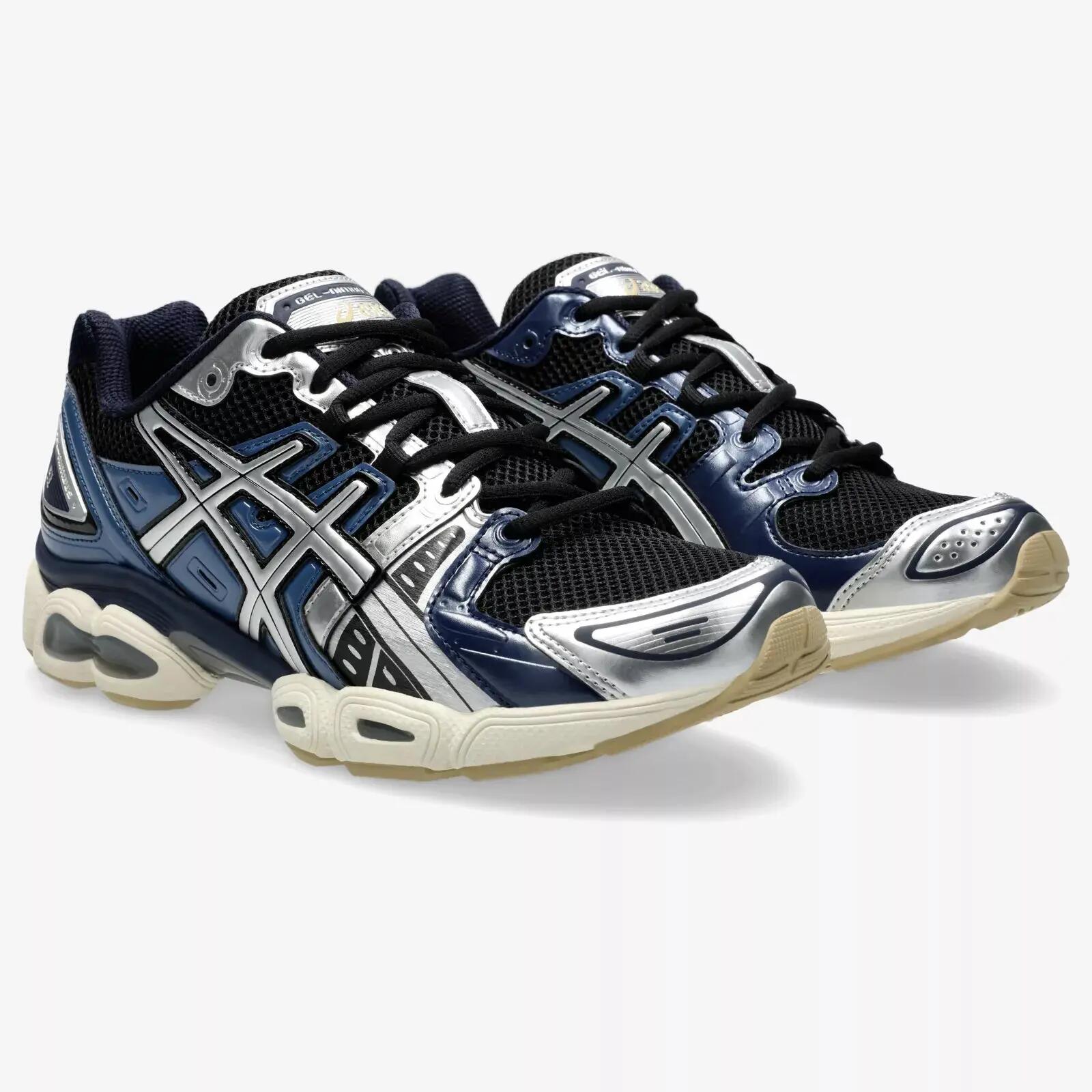 Pantofi de alergare ASICS Gel-Nimbus 9 Negru Argintiu Albastru 2/5