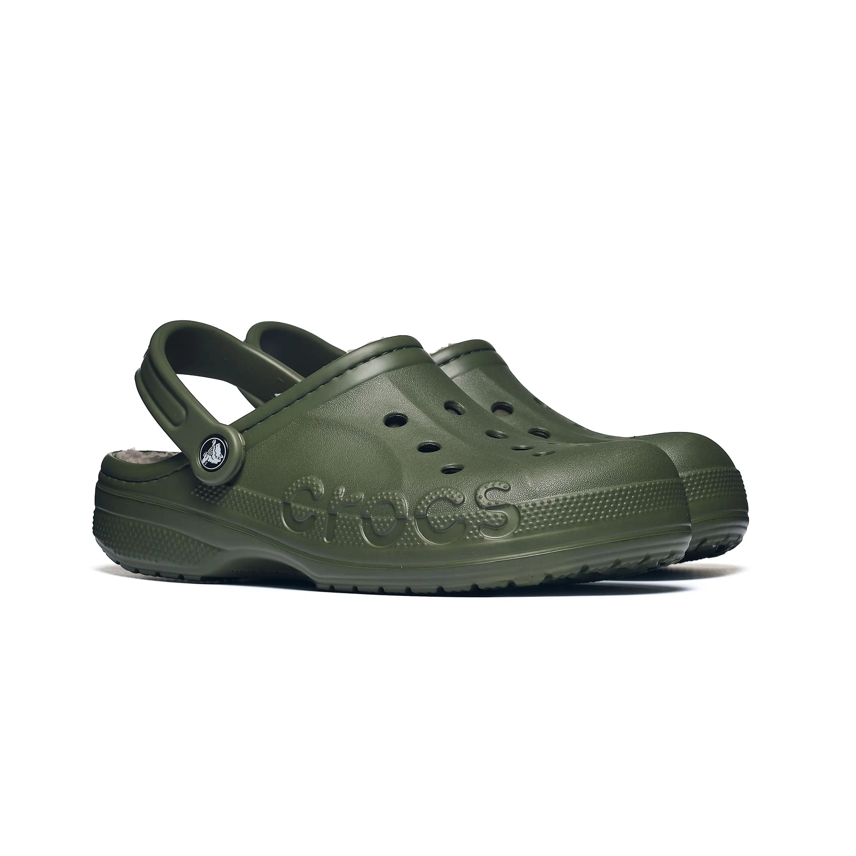 Chodaki Crocs Baya Lined Clog Army 205969-3TC 1/6