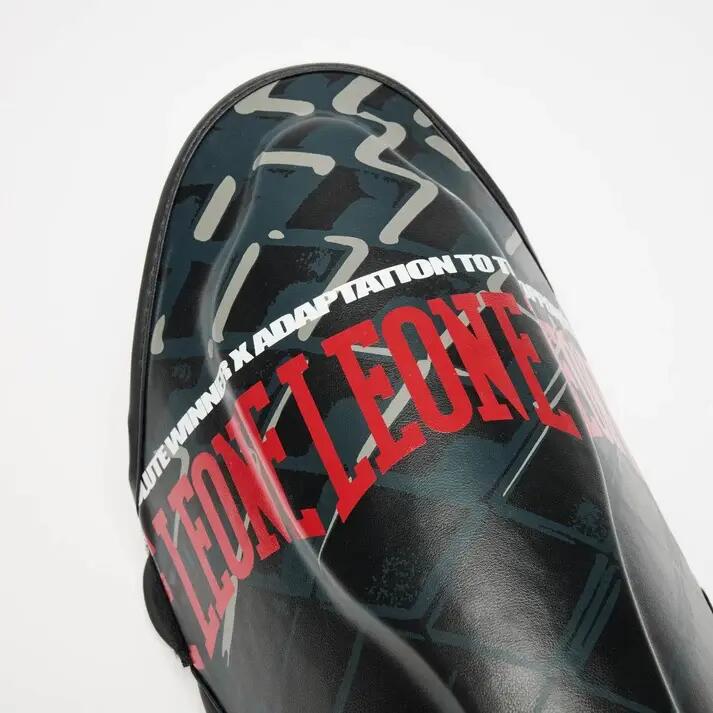 Tibiere MMA LEONE Cage Gri Inchis 6/6