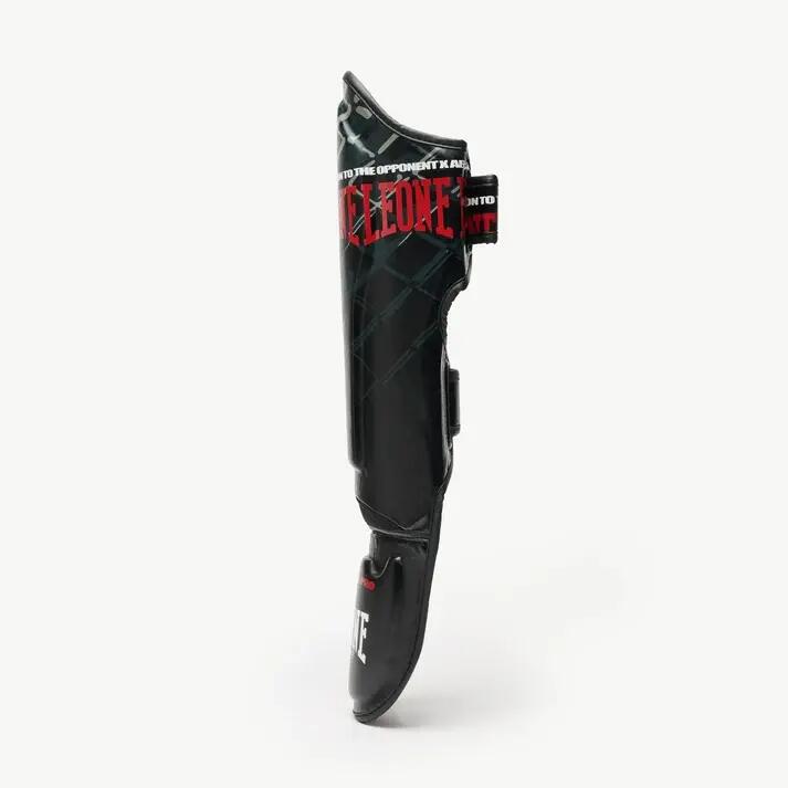Tibiere MMA LEONE Cage Gri Inchis 4/6