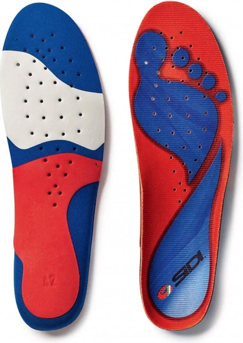 Semelles intérieures Memory Insole, mousse à mémoire de forme, rouge et bleu 1/4