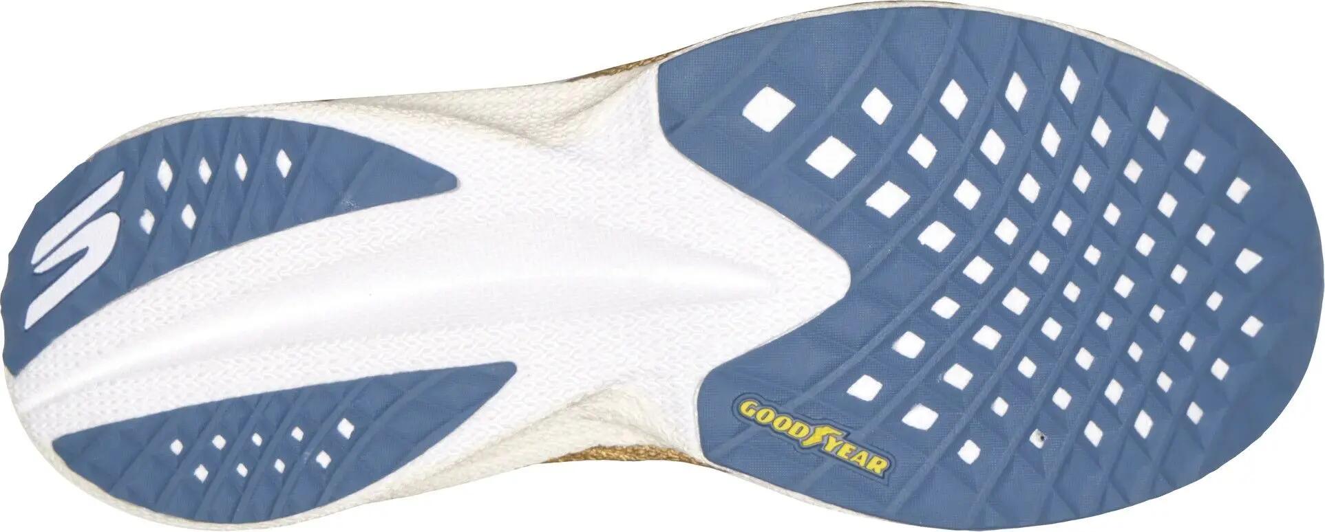Skechers Aero Razor Running Shoes, Blue/Gold, Women's 4/5