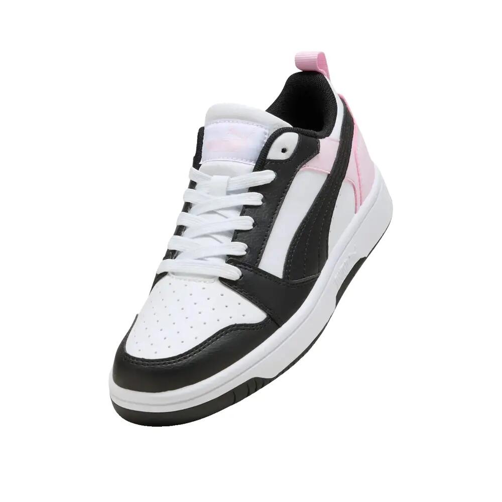PUMA Rebound V6 Lo Weiß/Schwarz/Rosa 6/6