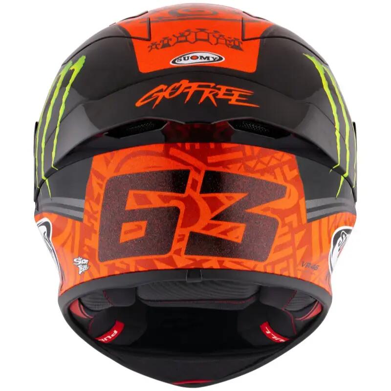 Casque moto intégral Suomy S1-Xr Gp Bagnaia Monster Replica 4/4