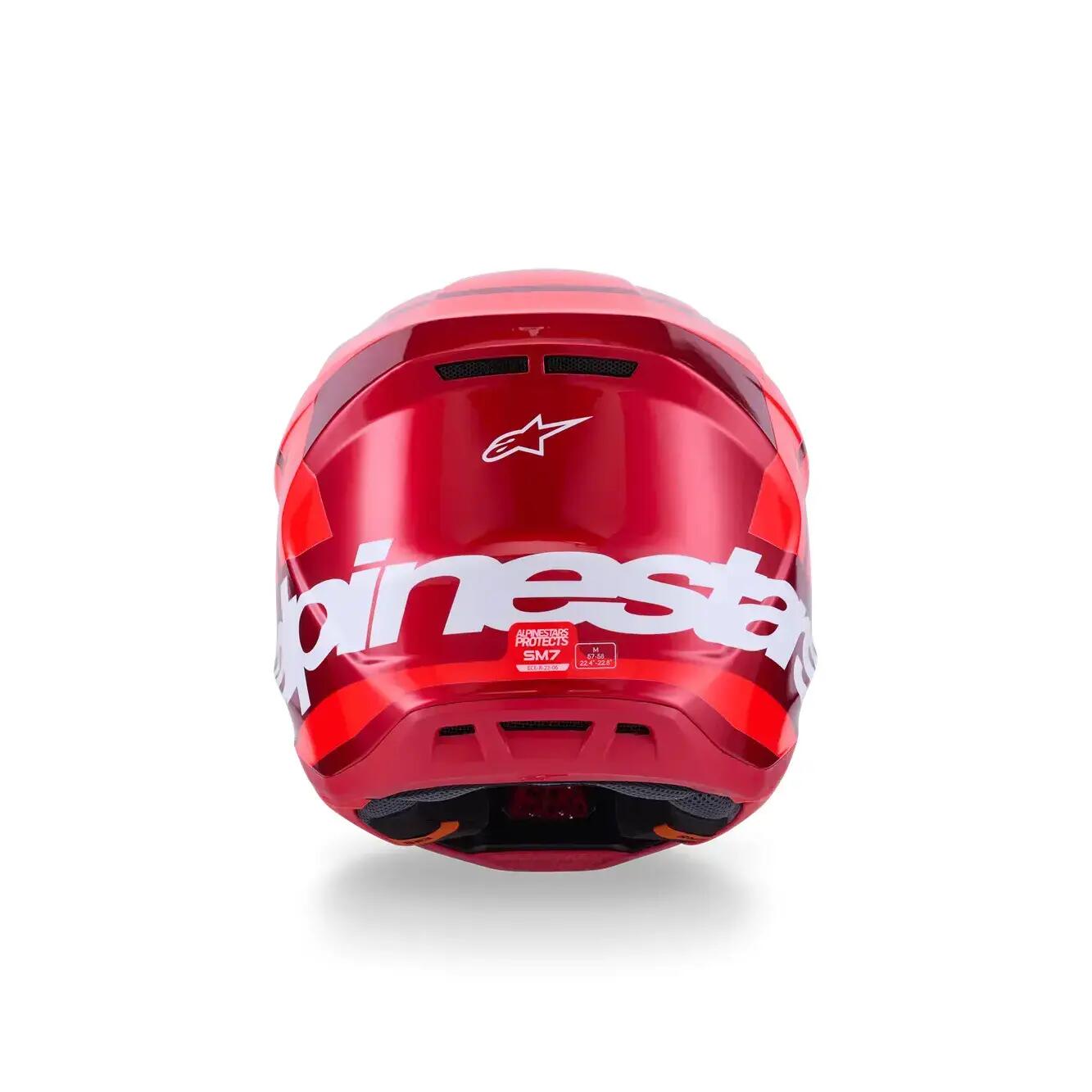 Motorcycle helmet Alpinestars S-M7 Core 3/4